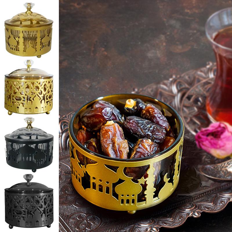 Eid Mubarak Decoration 2026 Ramadan Storage Box Candy Snack Tray Ramadan Chocolate Box Eid Dinnerware Home Decor