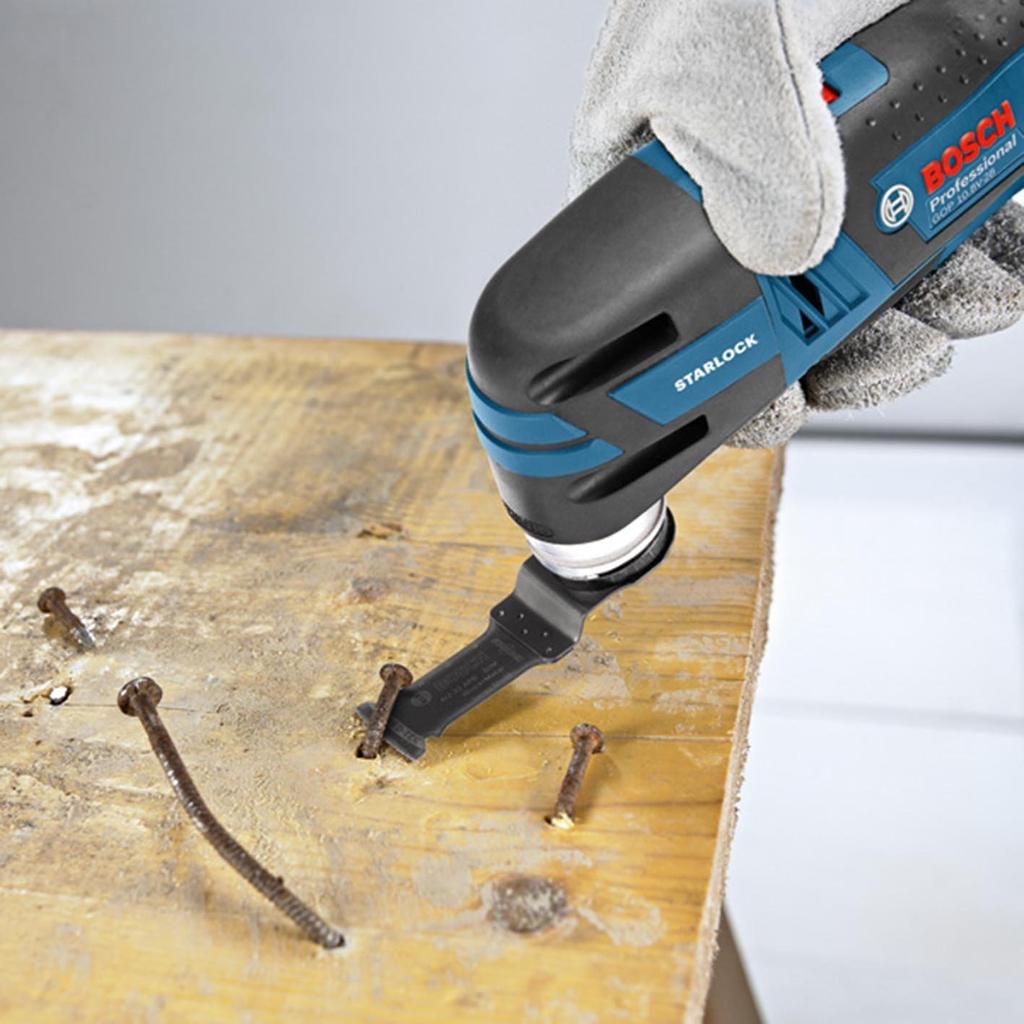 Bosch Professional Cordless and 1 carrying case 10.8V Multi-Tool (Cut Sew) (2.0Ah piece, charger, included) GMF10.8V-28