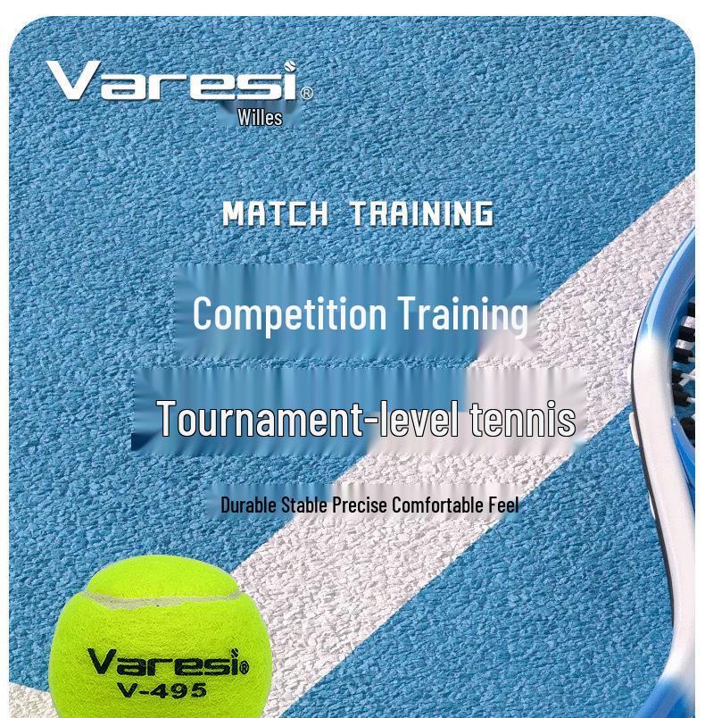 Wiles Durable High-Elasticity Beginner Tennis Ball - Wear-Resistant Training & Competition Ball