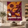 Decorative Tapestry,Brisbane Broncos Printed Wall Art, Lightweight Wall Hanging For Bedroom Background