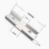 200MM T Track Woodworking Tool Accurate Scale Easy To Install Aluminum Alloy Woodworking Tool White