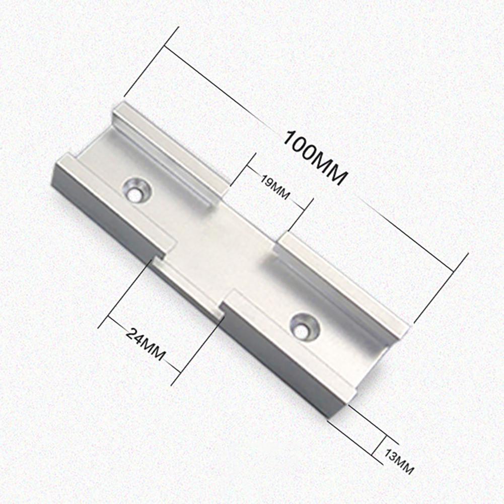 200MM T Track Woodworking Tool Accurate Scale Easy To Install Aluminum Alloy Woodworking Tool White