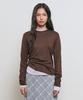 GENERALIDEA Shirred Long Sleeve T-Shirt [Brown] / Gf2Lts517