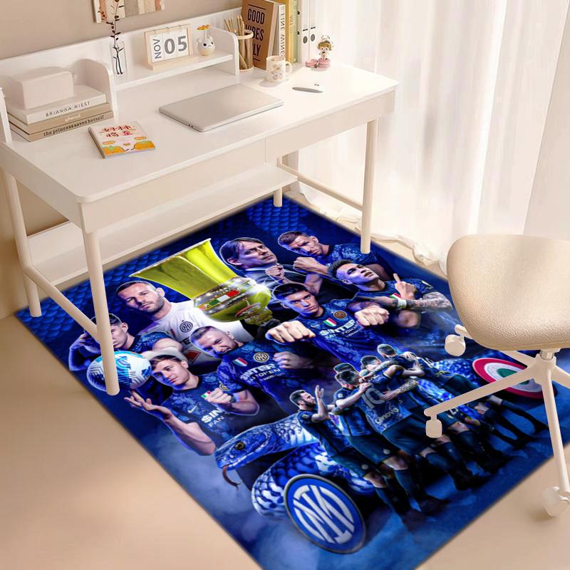 Famous F.C. Internazionale Milano football player Lautaro Martínez carpet is suitable for living room and bedroom office decorative carpet L2