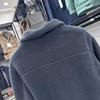 Sea Cut Double-Sided Warm Fleece: Lambswool Stand Collar Jacket for Autumn/Winter - Men's Clearance 4Y501A