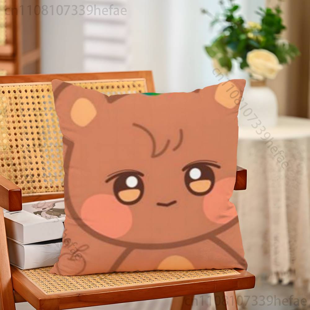 Cute AANITEEZSS Throw Pillow Case For 45x45cm55x55cm30x30cm For Home Bedroom Decoration And Protector