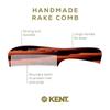 GB KENT Handmade Large Handle Rake Comb 200mm Jumbo Wide Tooth Anti-Static Classic Color