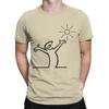 Sommer Street Style Bedrucktes T-Shirt für Herren Hochwertiges 100% Baumwoll-T-Shirt für Freizeit und Sport Kurzarmshirt