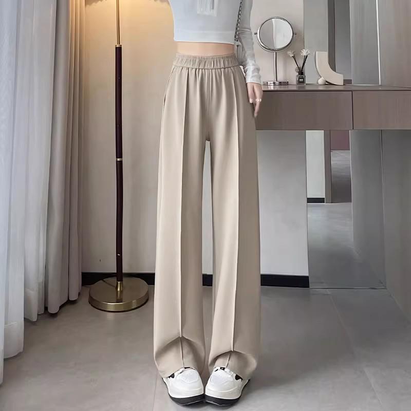 

Plus Size Women s Wide-Leg High Waist Suit Pants, Spring/Autumn 2026 Collection. L