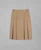 Obeodyupeulleeo Wool Pleated Skirt_Beige