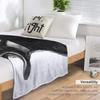 Manta Ray Drawing Throw Blanket Bed Plaid Thermal Blankets For Travel