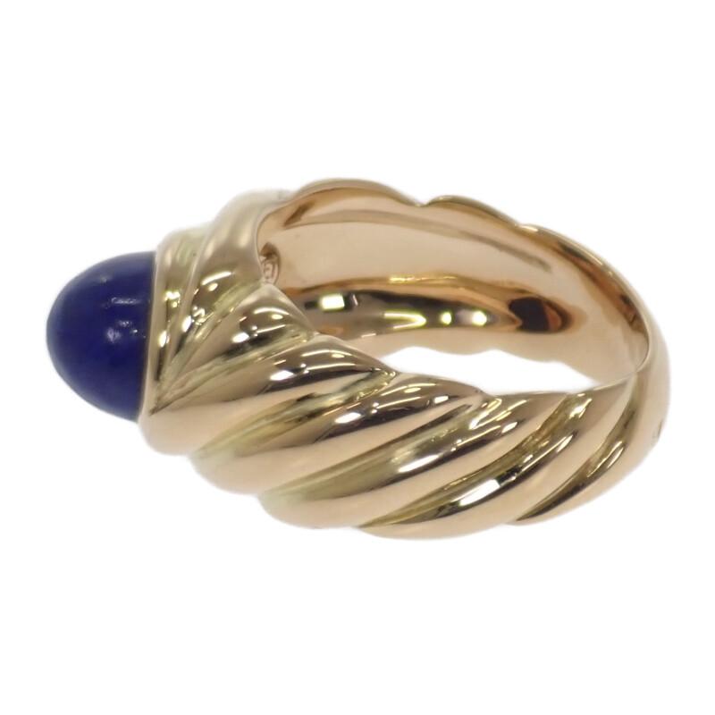 Chaumet #12(JP Size) Ring K18 Yellow Gold/lapis Lazuli Women