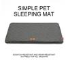 Winter Dog Bed Mat Washable Dog Crate Pad Pet Kennel Beds with Anti-Slip Bottom Dog Sleeping Mattress for Medium Large Dogs