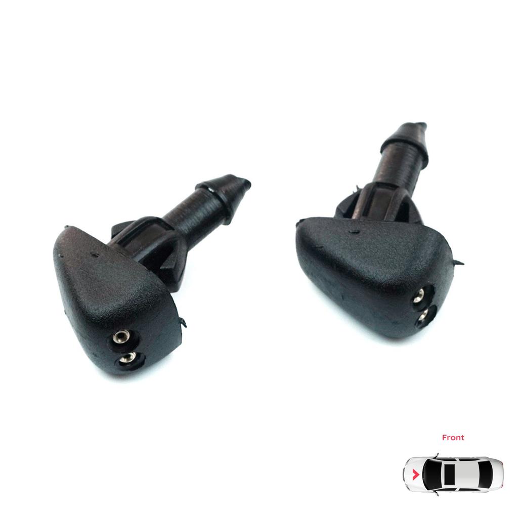 ESP524 2 Pcs Front Window Windshield Wiper Water Nozzle Spray Jets for Ford Transit T E 1985-2000 Tourneo 1994-2014 86VB17666BB
