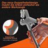 Professionelle Lochzange mit 300 Ösen ( 10 mm), gehärtete Stahlösenpresse, magnetische Ösenzange mit Ösen