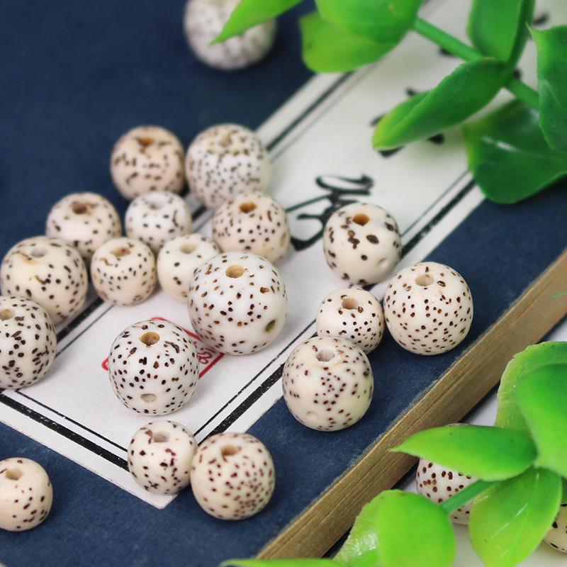 Bodhi Seed Beads: Star Moon Barrel Beads for DIY Buddhist Hand Strings and Accessories, Hainan Original Undegreased.