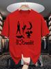 Unisex Rundhals T-Shirt Crossfit Fitness Workout Grafikdruck Weiche Baumwolle Locker Atmungsaktiv Kurzarm Sommer Lässig Streetwear Tops
