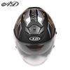 New National Standard Class A Motorcycle Helmet Safety Sunscreen Double Glasses Three-quarters Men Women In Four Seasons