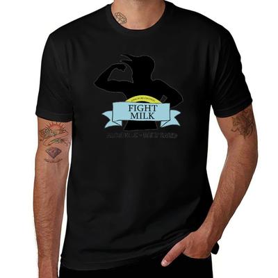 Fight Milk Tshirt Work Short Sleeve Cotton Top