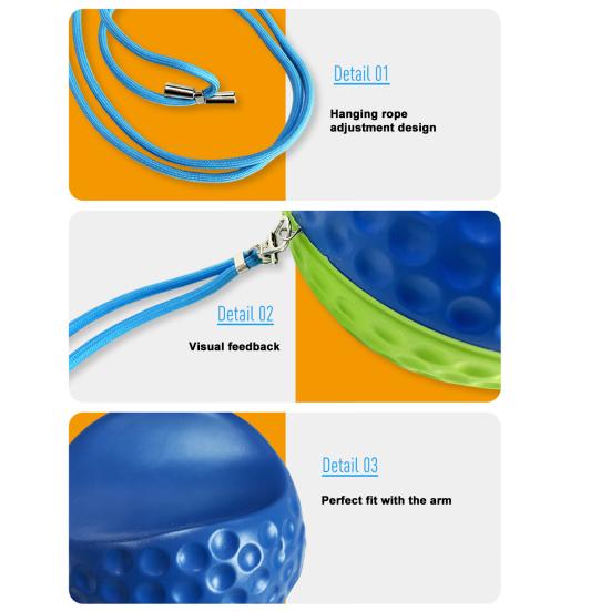 Golf Swing Training Aid PU Foam Ball Golf Swing Posture Correcter Indoor Outdoor Golf Practice Equipment for Beginners And Professionals