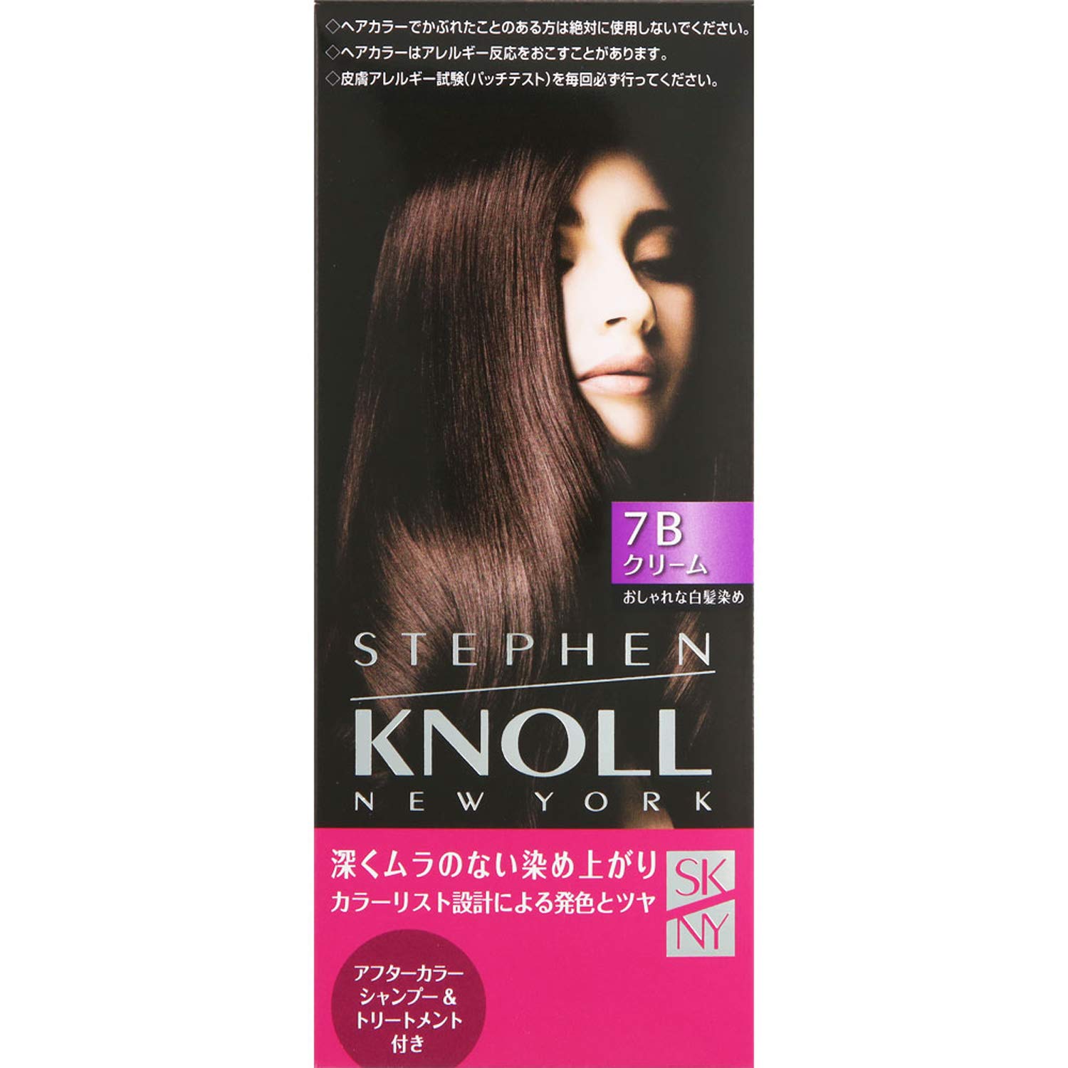 

STEPHEN KNOLL Color Couture Cream Hair Color for Gray 7B Light 1 Count (Quasi-drug) Hair, Brown, (x 1)
