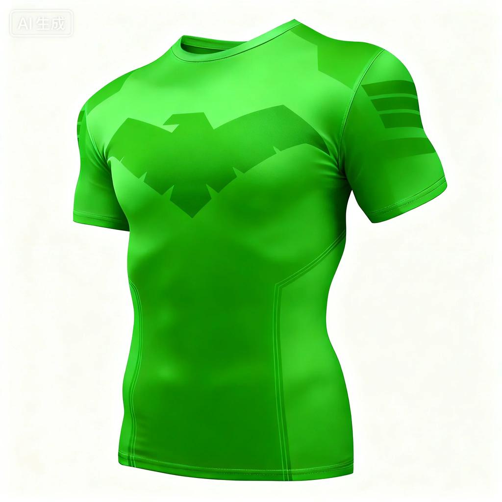 Night Wing 3D Print Boxing Training Men T-shirt Summer Daily Outdoor Sports Fitness Casual Quick-drying Breathable Short-sleeve
