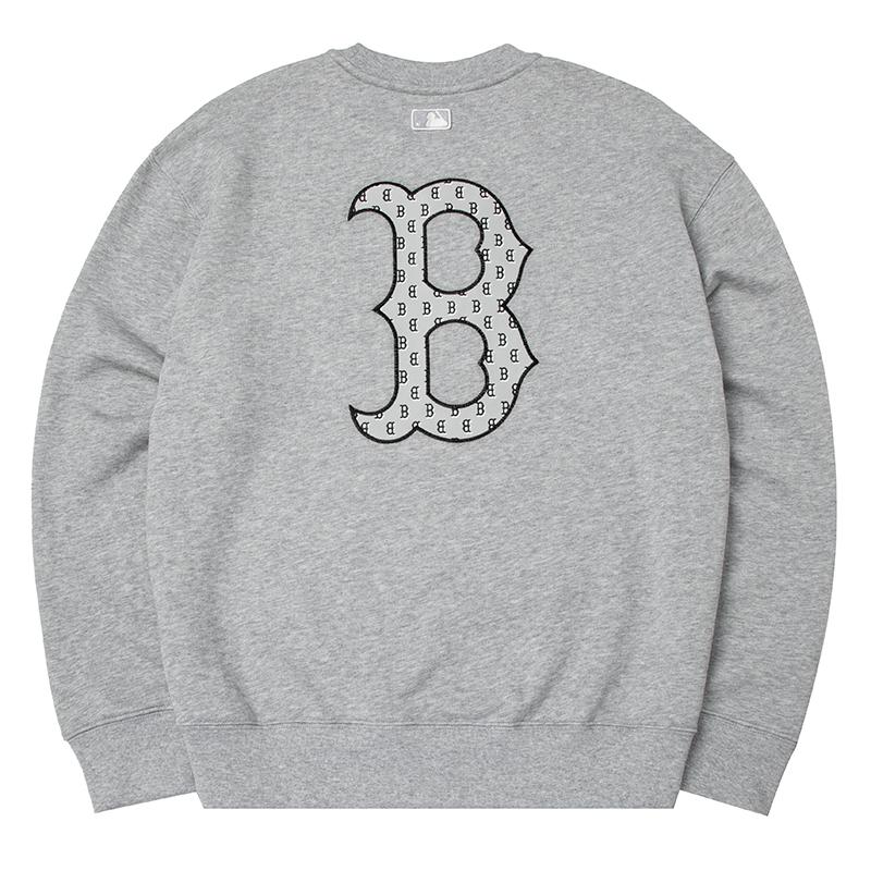 

New MLB Sweatshirts Unisex Gray 3AMTM0341-43MGS XS