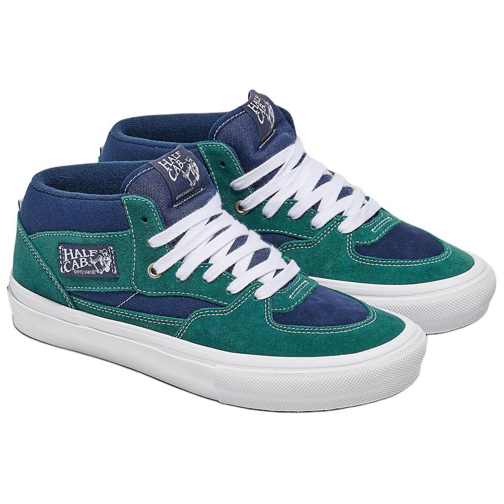 Vans Skate Half Cab Comfortable Versatile Low Top Skate Shoes Unisex Sneakers Green Blue VN0A2Z34BLG