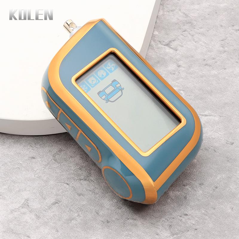 Tpu Car Key Cover Case Shell Fob For Starline A93 A63 Russian Verison Two Way Car Alarm Lcd Remote Controller Keychain Keyless