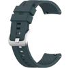 Universal Silicone Strap 22mm, Dark Green
