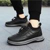 Winter  Old Beijing Cloth Shoes Men's Cotton Shoes with Velvet Warm Men's Casual Shoes Middle Aged Dad Shoes
