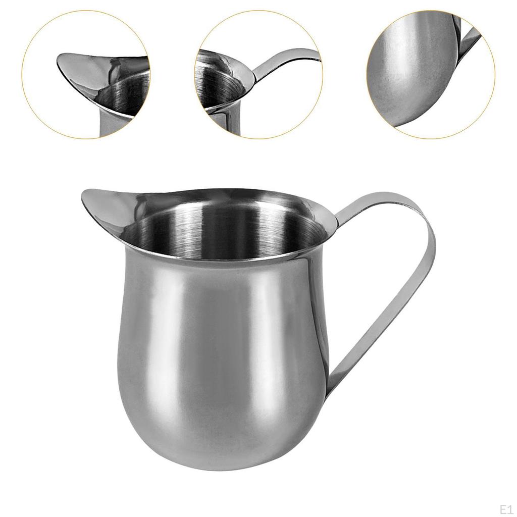 6 Items Milk Dispenser Jug Creamer Cup for Coffee And Syrup