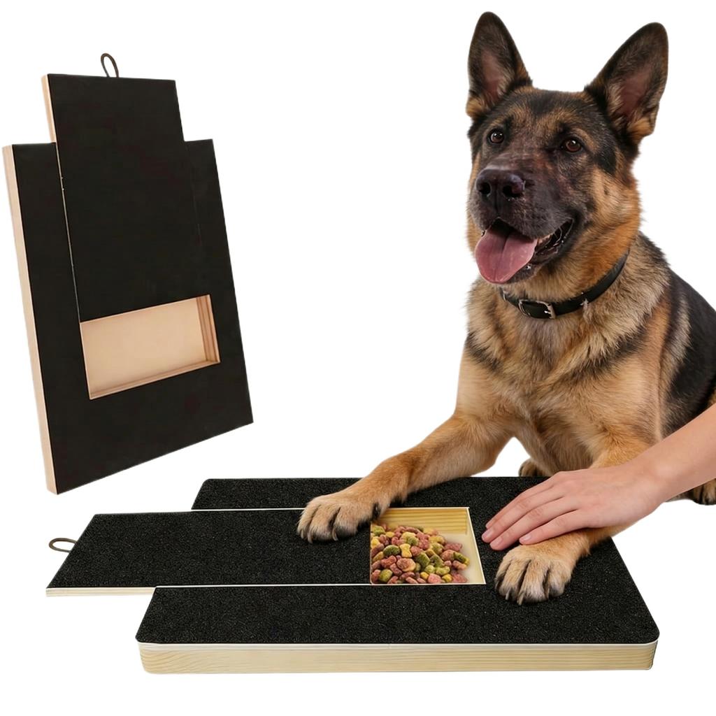 Dog Nail Scratch Board, Dog Nail Scratch Board With , Pull-Out Dog Nail File Board, Adjustable Height Dog Nail Scratching Board For All Breeds Dogs