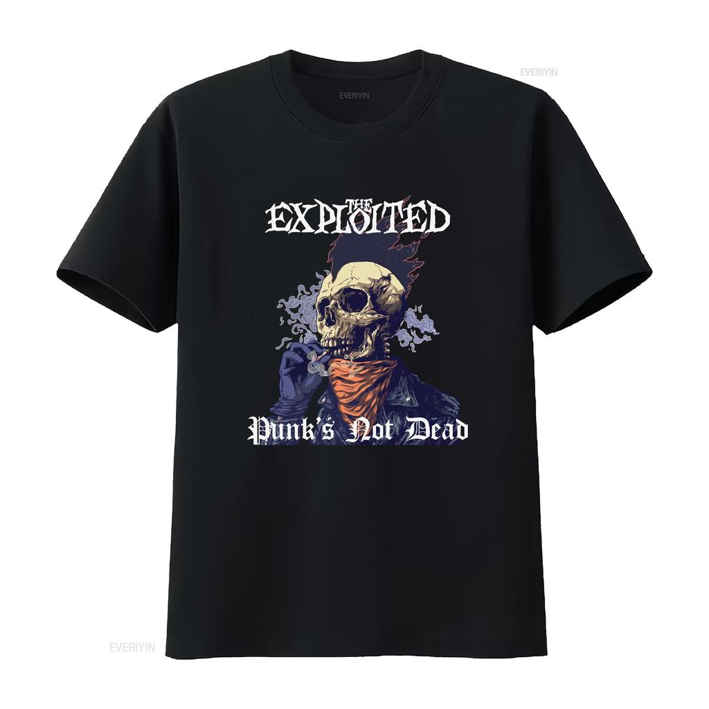 The Exploited T Shirt Vintage Slightly Casual Graphic Stylish Soft Streetwear Comfortable Designer Clothes Unisex