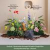 Artificial Green Plant Floral Arrangements for Indoor Decor in Hotels and Shops