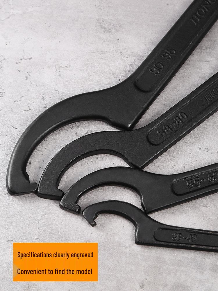 Crescent Shock Absorb Wrench for Water Meter Cover Disassembly