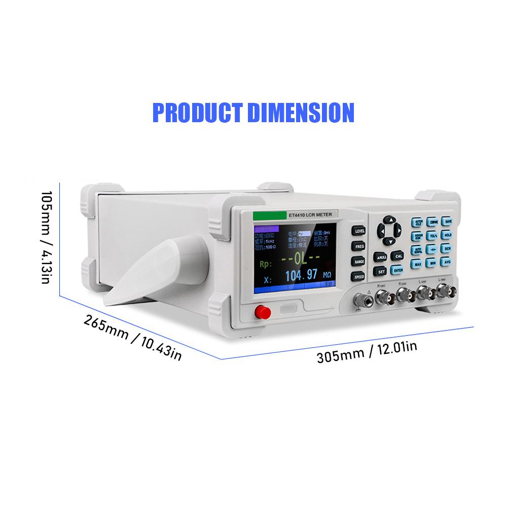Benchtop Digital LCR Meter 100Hz-100KHz High Precision Digital Meter Resistance Inductance