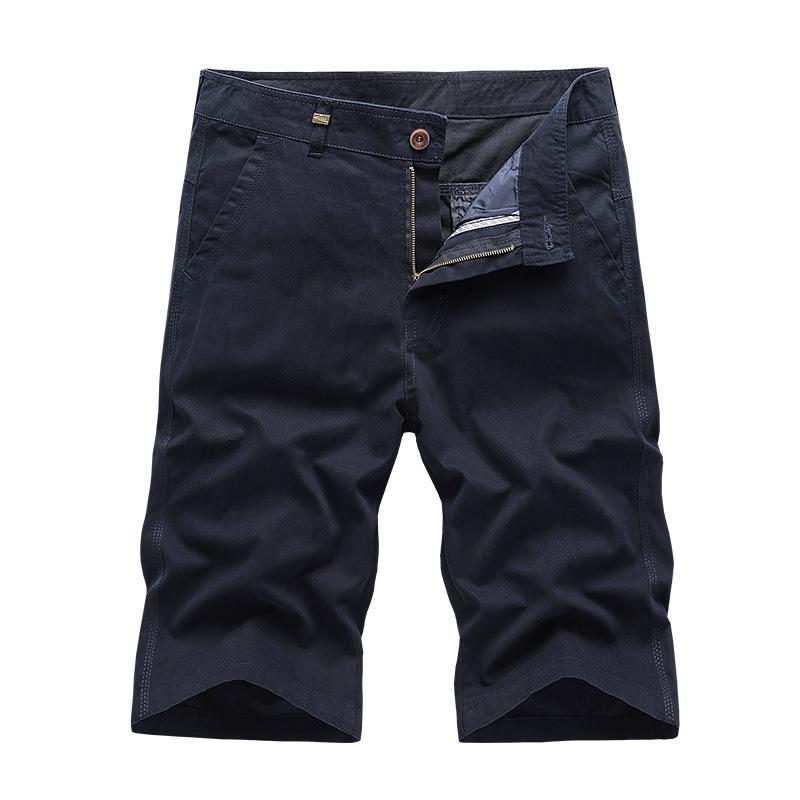Fat Guy Pure Cotton Tooling Seven-point Tooling Pants Casual Breathable Middle-aged Large-size Tooling Casual Sports Shorts Men