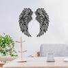 1 Pair Angel Wings Wall Art Decor With Led Lights Metal Mural Wall Art Sculpture  Photography