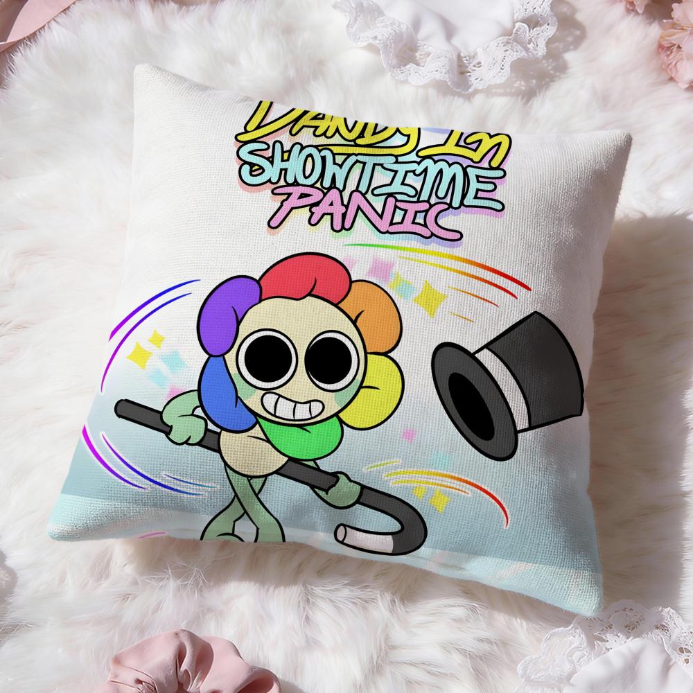game cute d-Dandys World Cushion Cover Premium Comfort Reversible Pillow Cove -Two in One Design for Any Room & Car Interior