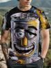 Funny T Shirt Man Fish Spoof 3D Print Tops Men Women Short Sleeve Tee Oversized Streetwear T Shirt Casual Simple Men's Clothing