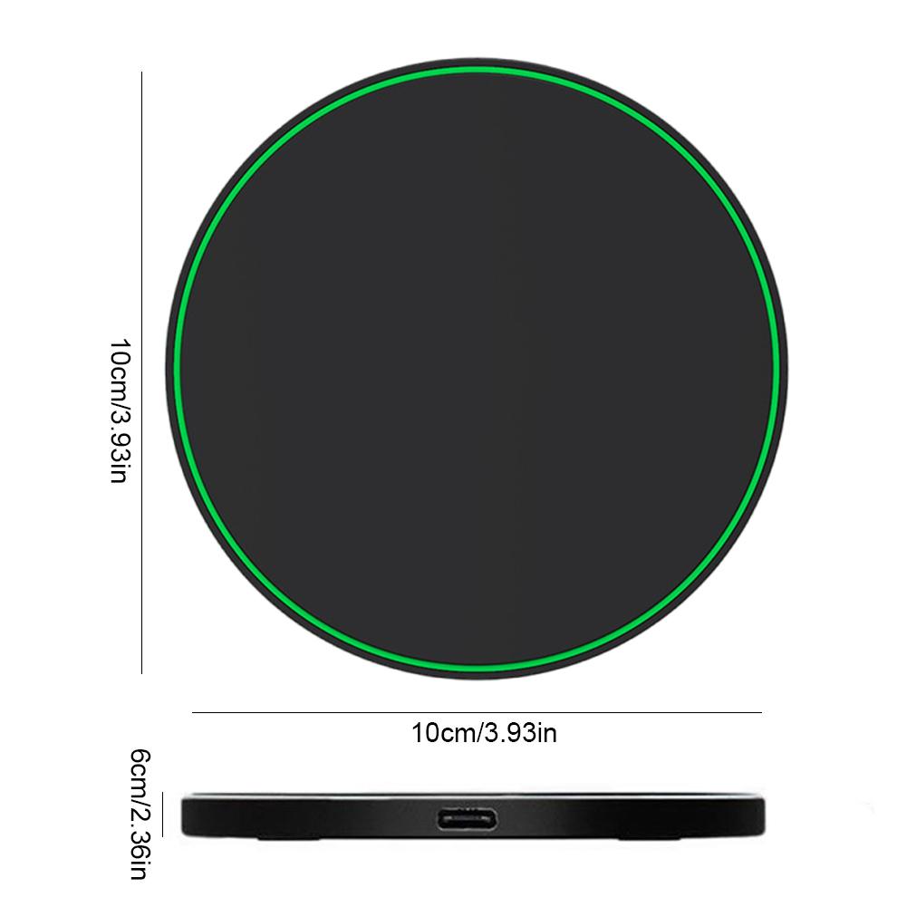 Super Fast Wireless Charger Charging Pad 15W Fast Wireless Charging Pad Phone Charger for IPhones & Samsung