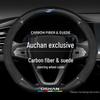 Suede Carbon Fiber Steering Wheel Cover for Changan Oshan X7, X5, Cosai 5, A600, A800, Z6