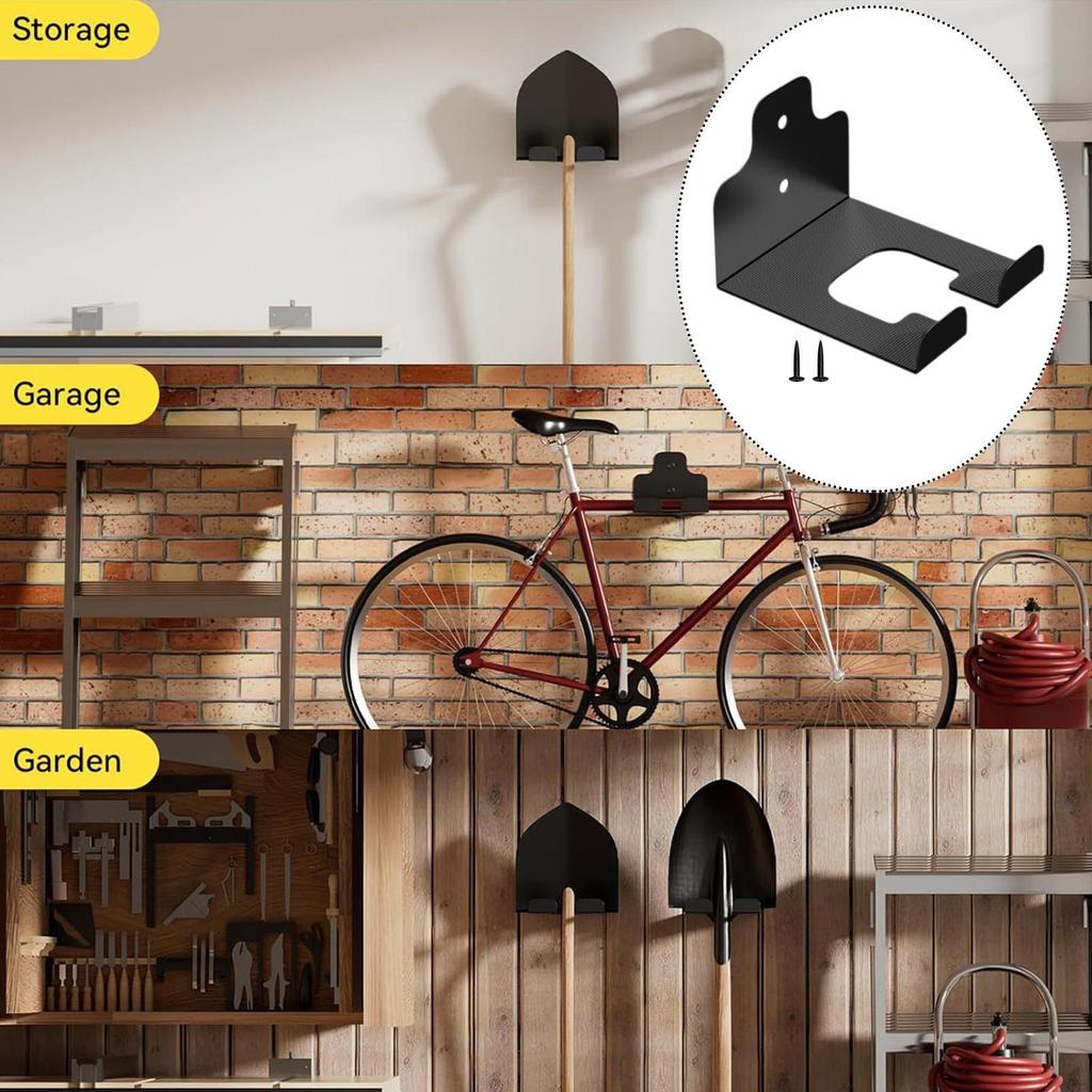 Garage Organizer Trimmer Rack Organization Anti Slip Holder Wall Mounted for Home Garden