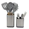 Stainless Steel Kitchen Utensil Holder Drainage Holes Tableware Drainer Utensil Container  Daily