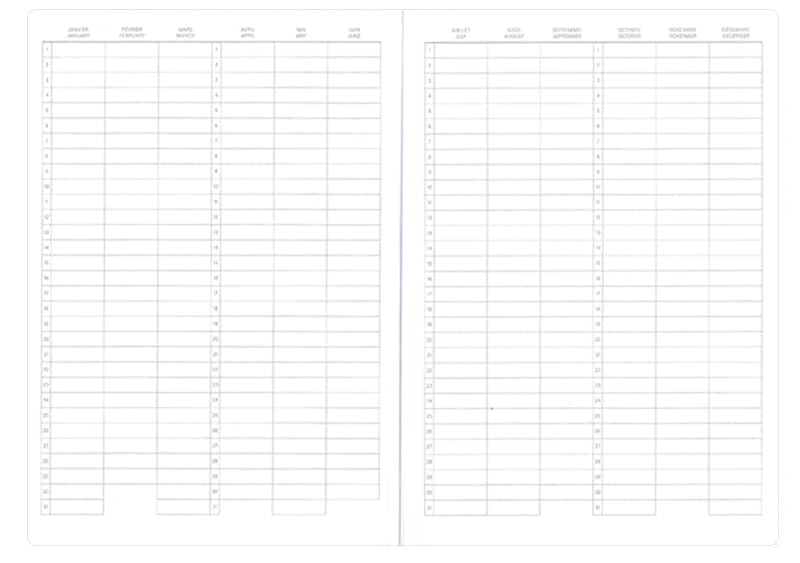 Quo Vadis Notebook Papier Tigre Notebook A5 128 Pages Dot Grid Lava QUOVADIS Qv2371332