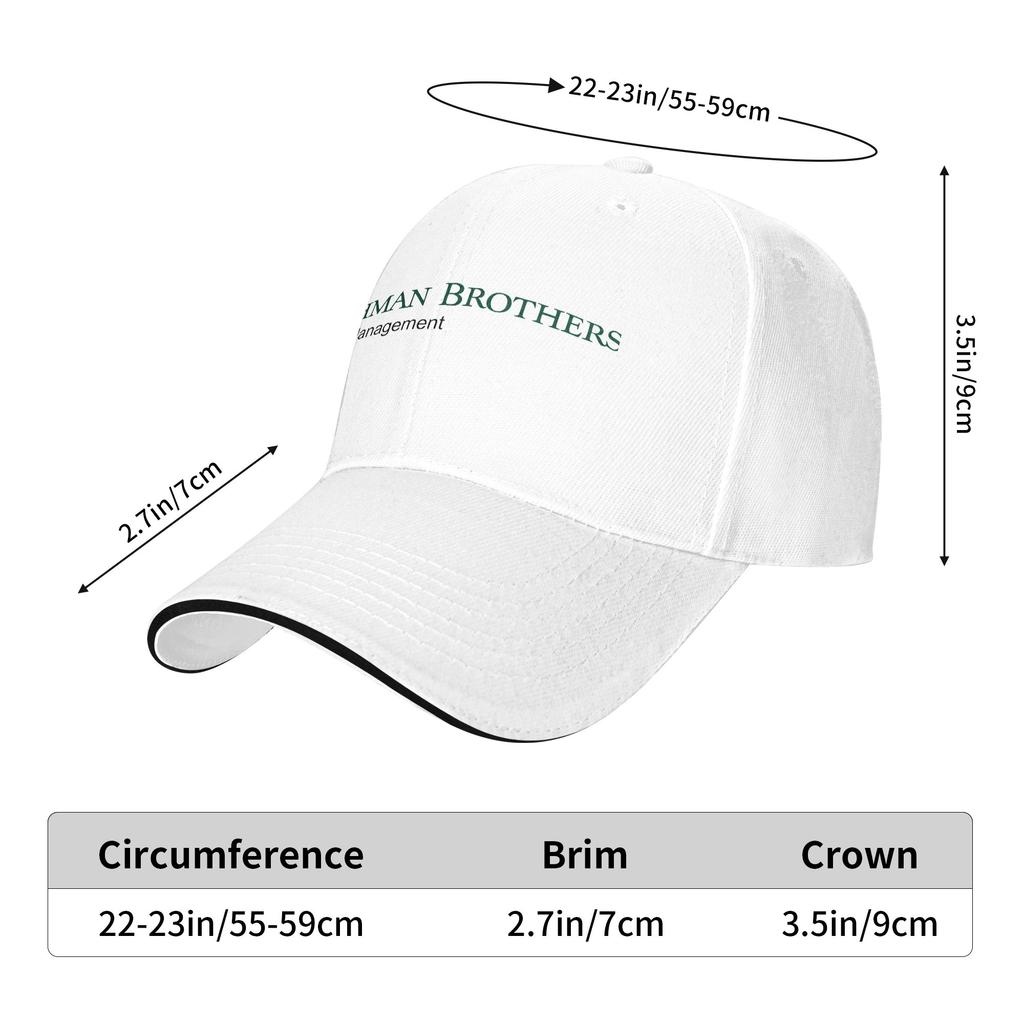 Lehman Brothers Risk Management Casual Baseball Cap  Hiking Fishing Hip Hop Hats Summer Dropshipping Men Women Y2k Snapback Cap