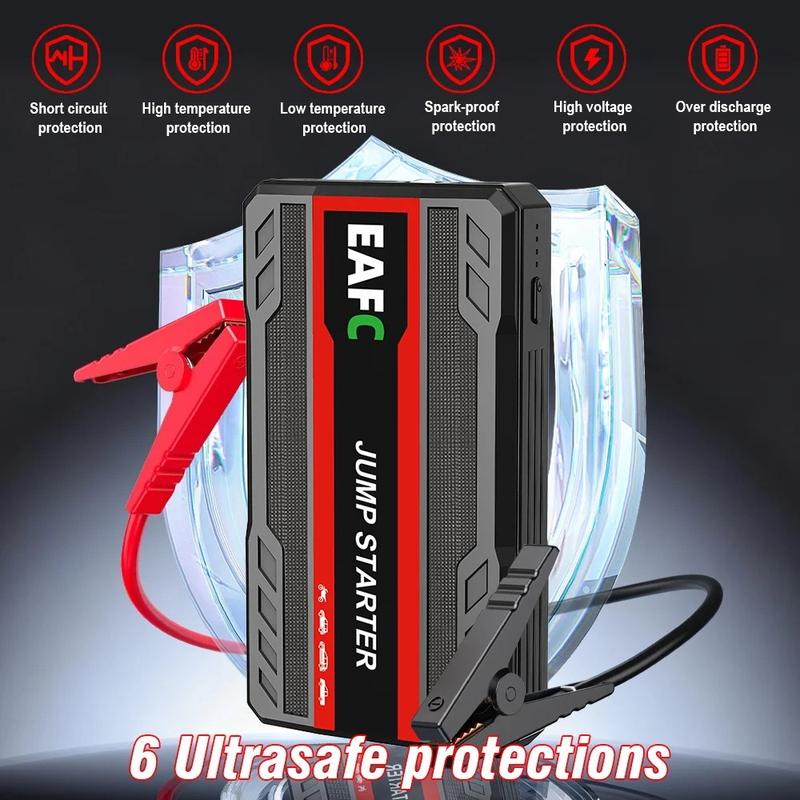 4000A/2000A/600A Portable Car Jump Starter PowerBank Booster Charger 12V Starting Device Petrol Diesel Car Booster JumpStarter