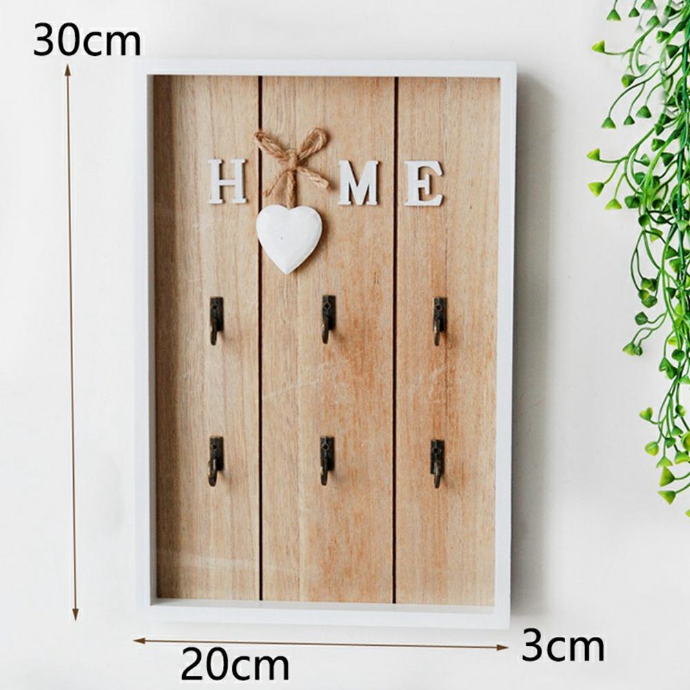 Creative Wall-Mounted Key Jewelry Hanging Holder Organizer Entryway Decorative Storage Rack