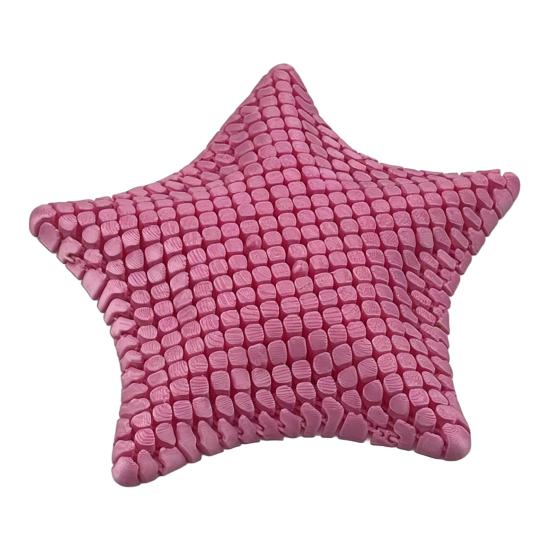 3D Printed Starfish Fidget Toy, Compact Palm-Sized Stress Relief Squishy Puzzle Toy, Flexible Durable Handheld Desk Decor Gift for Kids Adults